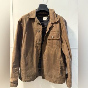 Flint & Tinder Men’s Waxed Trucker Jacket